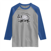 Funny Opossum Meme Raglan Shirt Awesome Possum Cool 90s Retro Vintage Animal Lover