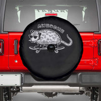 Funny Opossum Meme Spare Tire Cover Awesome Possum Cool 90s Retro Vintage Animal Lover