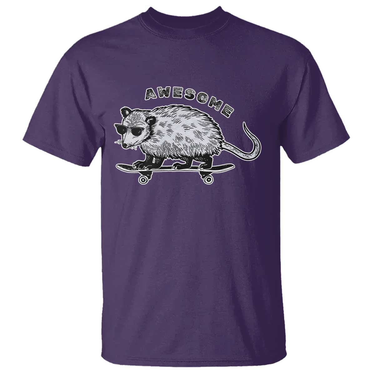 Funny Opossum Meme T Shirt Awesome Possum Cool 90s Retro Vintage Animal Lover - Wonder Print Shop