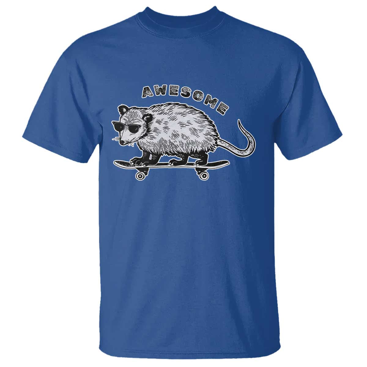 Funny Opossum Meme T Shirt Awesome Possum Cool 90s Retro Vintage Animal Lover - Wonder Print Shop
