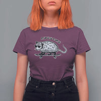 Funny Opossum Meme T Shirt For Women Awesome Possum Cool 90s Retro Vintage Animal Lover - Wonder Print Shop