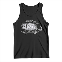 Funny Opossum Meme Tank Top Awesome Possum Cool 90s Retro Vintage Animal Lover