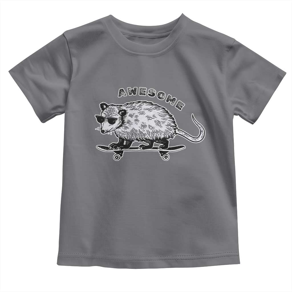 Funny Opossum Meme Toddler T Shirt Awesome Possum Cool 90s Retro Vintage Animal Lover