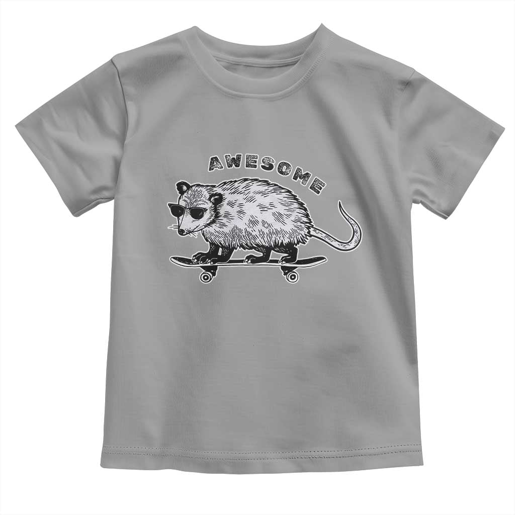 Funny Opossum Meme Toddler T Shirt Awesome Possum Cool 90s Retro Vintage Animal Lover