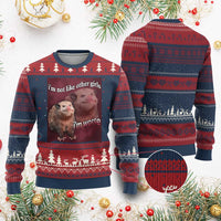Funny Opossum Meme Ugly Christmas Sweater Im Not Like Other Girls I'm Worse Possum Sarcasm Humor - Wonder Print Shop