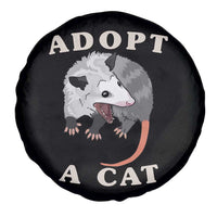 Funny Opossum Meme Spare Tire Cover Adopt A Cat Possum Team Trash Vibes