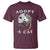 Funny Opossum Meme T Shirt Adopt A Cat Possum Team Trash Vibes - Wonder Print Shop