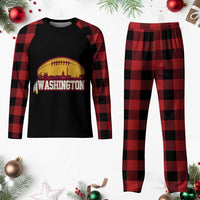 Washington Football Native American Feather Plaid Pajama Set - Wonder Print Shop