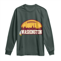 Washington Long Sleeve Shirt Football Native American Feather