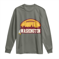 Washington Long Sleeve Shirt Football Native American Feather