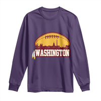 Washington Long Sleeve Shirt Football Native American Feather