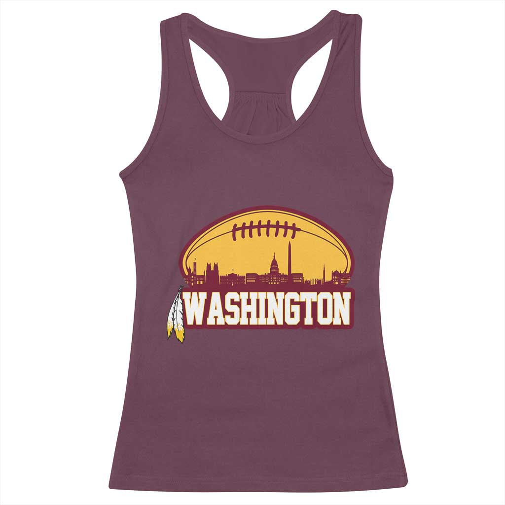 Washington Racerback Tank Top Football Native American Feather