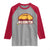 Washington Raglan Shirt Football Native American Feather