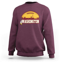 Washington Sweatshirt Football Native American Feather