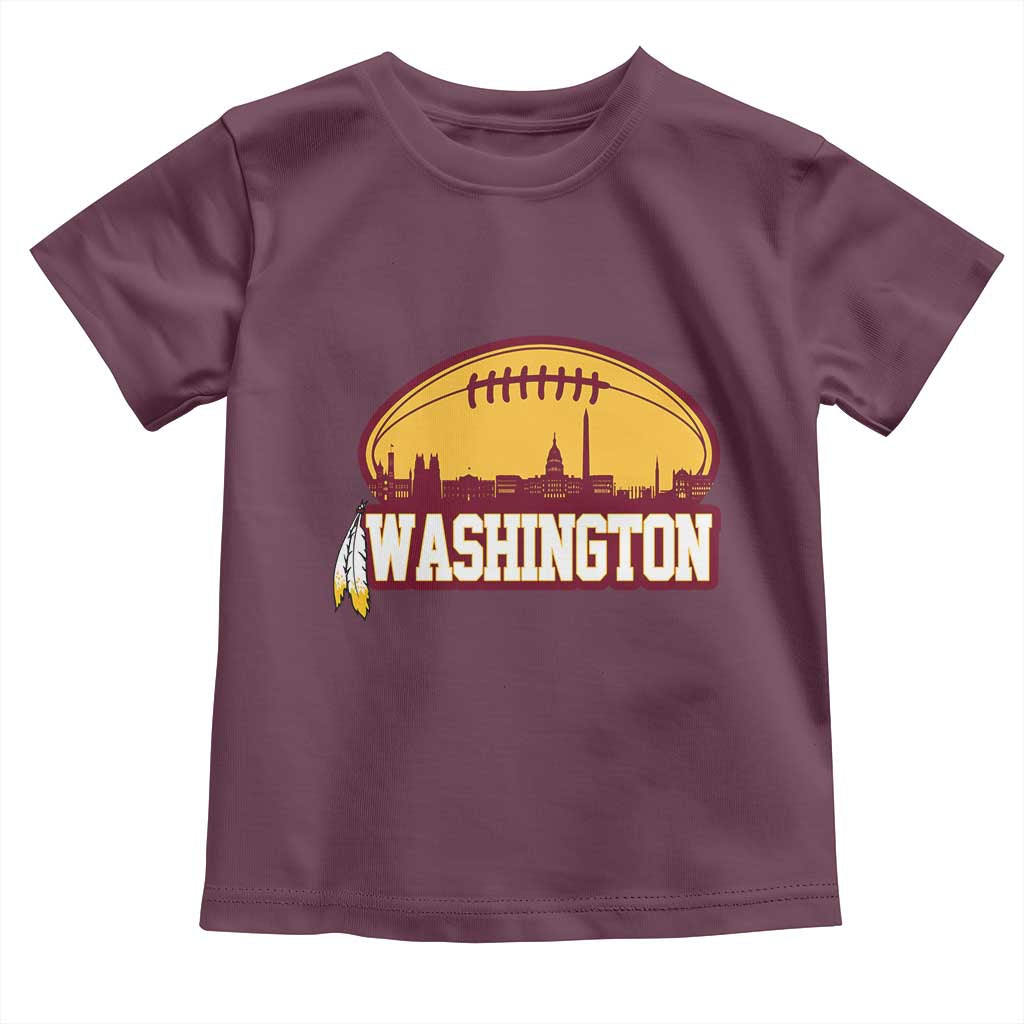 Washington Toddler T Shirt Football Native American Feather