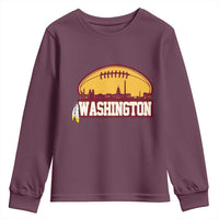 Washington Youth Sweatshirt Football Native American Feather