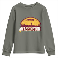 Washington Youth Sweatshirt Football Native American Feather