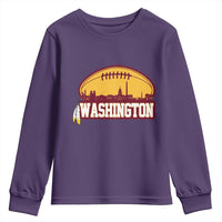 Washington Youth Sweatshirt Football Native American Feather