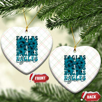 Eagle Girls Ceramic Ornament Midnight Green Coquette Bow Retro Vintage - Wonder Print Shop