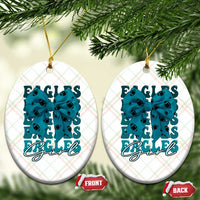 Eagle Girls Ceramic Ornament Midnight Green Coquette Bow Retro Vintage - Wonder Print Shop