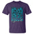 Eagle Girls T Shirt Midnight Green Coquette Bow Retro Vintage