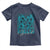 Eagle Girls Toddler T Shirt Midnight Green Coquette Bow Retro Vintage