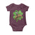 St Patrick's Day Lucky Cowboy Baby Onesie Retro Vintage Clover
