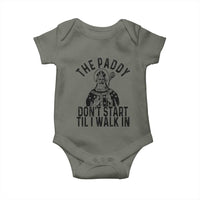 Funny Saint Patrick Baby Onesie The Paddy Don't Start Til I Walk In St Patrick's Day Humor