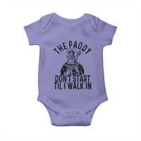 Funny Saint Patrick Baby Onesie The Paddy Don't Start Til I Walk In St Patrick's Day Humor