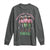Melanin Cowgirl Swag Long Sleeve Shirt Pink Green African American Cowgirls Black History