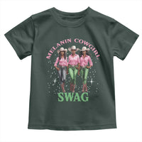 Melanin Cowgirl Swag Toddler T Shirt Pink Green African American Cowgirls Black History