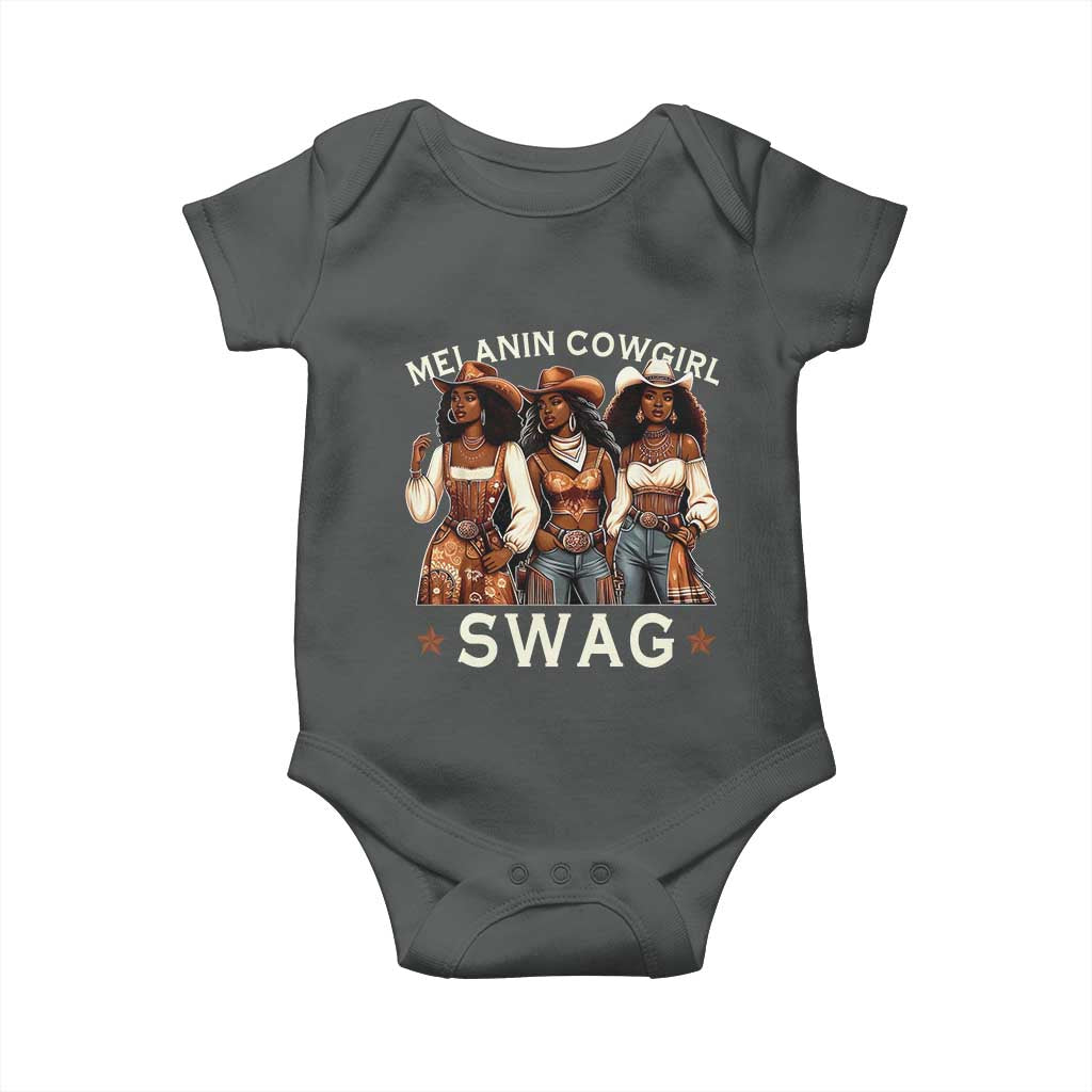 Melanin Cowgirl Swag Baby Onesie Cool African American Cowgirls Black History