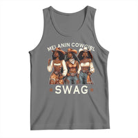 Melanin Cowgirl Swag Tank Top Cool African American Cowgirls Black History