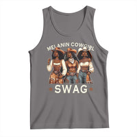 Melanin Cowgirl Swag Tank Top Cool African American Cowgirls Black History