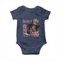 Melanin Cowgirl Baby Onesie Boots & Bling its a Cowgirl Thing Black Cowgirl Melanin