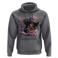 Melanin Cowgirl Hoodie Boots & Bling its a Cowgirl Thing Black Cowgirl Melanin