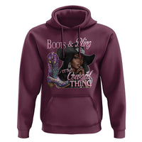 Melanin Cowgirl Hoodie Boots & Bling its a Cowgirl Thing Black Cowgirl Melanin