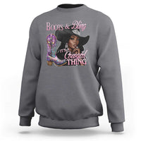 Melanin Cowgirl Sweatshirt Boots & Bling its a Cowgirl Thing Black Cowgirl Melanin