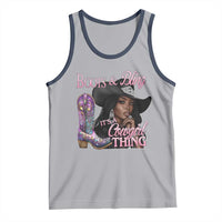 Melanin Cowgirl Tank Top Boots & Bling its a Cowgirl Thing Black Cowgirl Melanin
