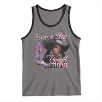 Melanin Cowgirl Tank Top Boots & Bling its a Cowgirl Thing Black Cowgirl Melanin