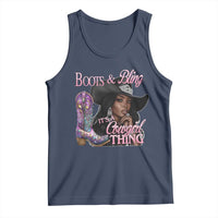Melanin Cowgirl Tank Top Boots & Bling its a Cowgirl Thing Black Cowgirl Melanin