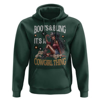 Melanin Cowgirl Hoodie Boots & Bling It's A Cowgirl Thing Black History