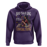 Melanin Cowgirl Hoodie Boots & Bling It's A Cowgirl Thing Black History