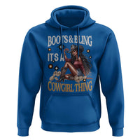 Melanin Cowgirl Hoodie Boots & Bling It's A Cowgirl Thing Black History