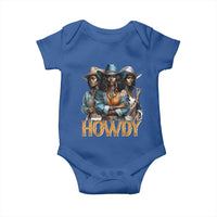 Howdy Melanin Cowgirl Baby Onesie Retro Western Rodeo African American Women Black History
