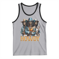Howdy Melanin Cowgirl Tank Top Retro Western Rodeo African American Women Black History