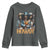 Howdy Melanin Cowgirl Youth Sweatshirt Retro Western Rodeo African American Women Black History