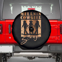 Melanin Cowgirl Swag Spare Tire Cover African American Cowgirls Black History Pride Retro