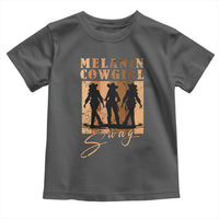 Melanin Cowgirl Swag Toddler T Shirt African American Cowgirls Black History Pride Retro