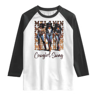Melanin Cowgirl Swag Raglan Shirt African American Cowgirls Black History Pride
